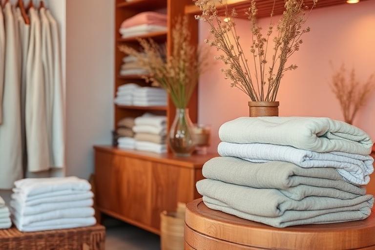 Interior cálido de una boutique